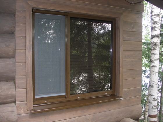 Изготовление и монтаж окна ПВХ ламинированные, москитные рулонные сетки, жалюзи из натурального дерева